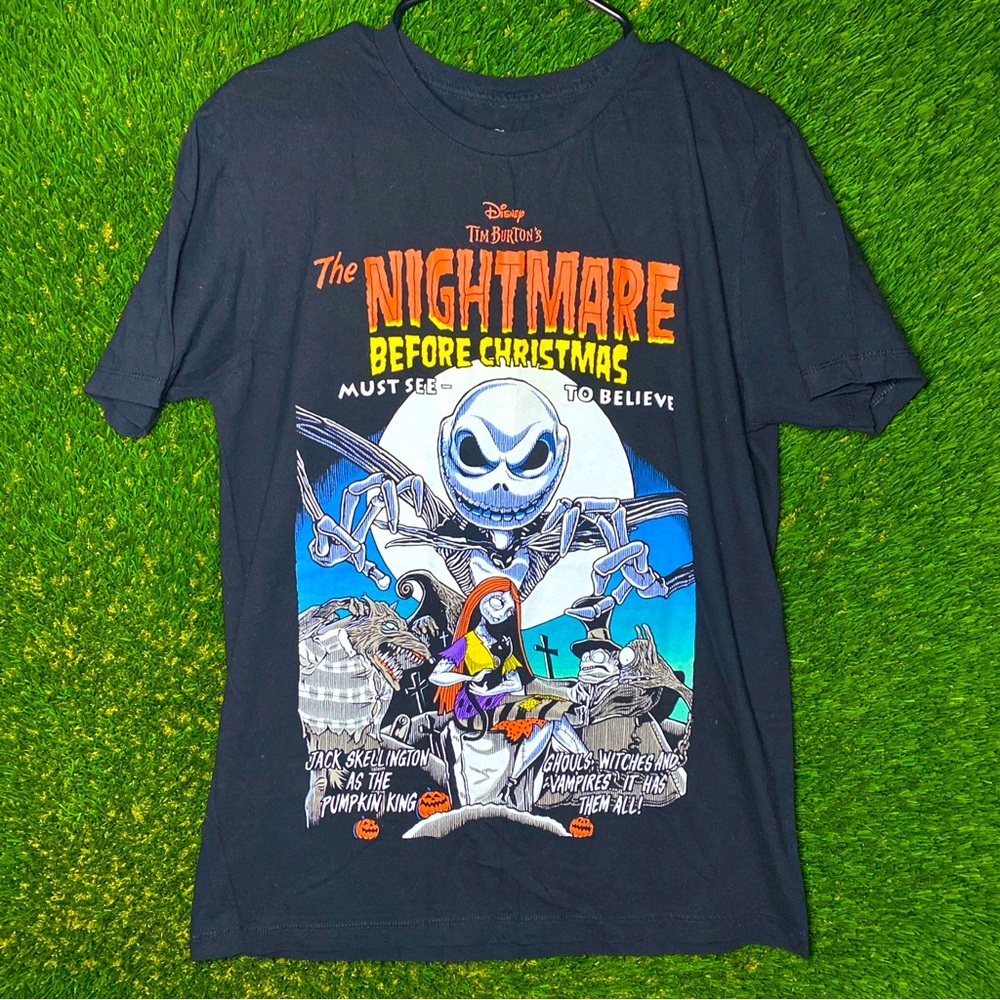 Tim Burton The Nightmare Before Christmas Must See To Believe Large T-Shirt